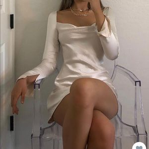 Champagne colored dress from princess Polly